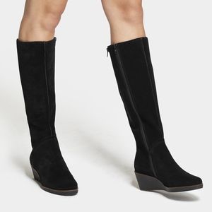 Aerosoles Binocular Winter Boots Black Suede